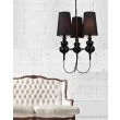 AZZARDO AD-7121S-3-BK / AZ2163 Baroco 3 pendant (black) Żyrandol