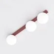EMIBIG 1713/3 FIT 3 BURGUNDY OPAL Lampa sufitowa