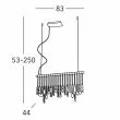 KOLARZ 104.85.5 STRETTA lampa wisząca