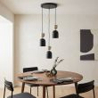 EMIBIG 1738/3PREM GAUDI 3PREM BLACK MOKKA Lampa wisząca