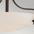 ELSTEAD CHANTILLY QZ/CHANTILLY/SF3 3Lt Semi-Flush
