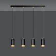 EMIBIG 817/4 LAMPA WISZĄCA FUMIKO 4 BL/GOLD