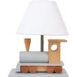 HELLUX 4112040 Lampa stołowa Lokomotywa szara