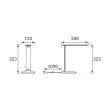IDEUS 03725 ZET LED BLACK Lampka biurkowa LED