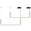 Step into Design MP0095-2 Lampa wisząca MINIMA-2 led czarna 80 cm