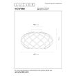 LUCIDE 21117/30/02 WOLFRAM LAMPA SUFITOWA