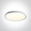 ONE LIGHT 62160FB/W/C Zigos 2 biały plafon LED 4000K 60W