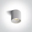 ONE LIGHT 12108C/W/W Karas biała oprawa sufitowa COB LED 3000K 8W