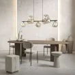 TK-LIGHTING 11037 LAVA BROWN LAMPA WISZĄCA 9XG9