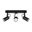 IDEUS 04395 LOFTA GU10 3L BLACK Oprawa ścienno-sufitowa