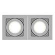 RENDL R10120 BERIT II aluminium 230V GU10 2x50W