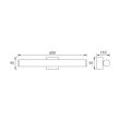 IDEUS 04455 TORIN LED 15W CHROME NW Oprawa dekoracyjna SMD LED