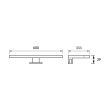 IDEUS 04469 ROXANA LED 13W BLACK NW Oprawa dekoracyjna SMD LED