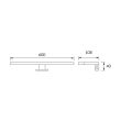 IDEUS 04492 NERON LED 8W BLACK NW Oprawa dekoracyjna SMD LED