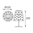 IDEUS 04609 LUDA LED 20 0,2W GREEN CW Lampa solarna LED