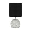 IDEUS 04724 ZEFIR E14 BLACK Lampka stołowa