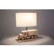 HELLUX 4112409 Lampa stołowa Ciężarówka - Skarbonka - biała