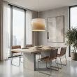 EMIBIG 1711/1 CANVA 1 WHITE NATURAL Lampa wisząca