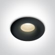 ONE LIGHT 10101L/B/W Kamari wpust LED czarny IP44 3000K 1W star light