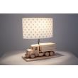 HELLUX 4112414 Lampa stołowa Ciężarówka - Skarbonka - kropki