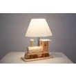 HELLUX 4112002 Lampa stołowa Lokomotywa drewniana