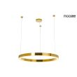 Moosee MSE010100190 MOOSEE lampa wisząca RING LUXURY 90 złota - LED, chromowane złoto