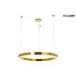 Moosee MSE010100190 MOOSEE lampa wisząca RING LUXURY 90 złota - LED, chromowane złoto