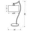CANDELLUX 41-04239 DRAGA LAMPKA GABINETOWA 1X60W E27 KREMOWY
