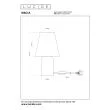 LUCIDE MACIA 06527/01/33 lampa stołowa