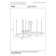 LUCIDE 46403/99/02 LAMPA WISZĄCA NOWOCZESNA LEDVIDAL