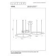 LUCIDE 46403/99/02 LAMPA WISZĄCA NOWOCZESNA LEDVIDAL