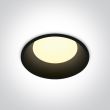 ONE LIGHT 10109D/B/W Maronas czarny downlight LED 3000K 9W dark light