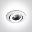 ONE LIGHT 11106PF/C Florina biały ognioodporny wpust LED 4000K 6W