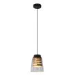 CANDELLUX 31-78384 FRESNO LAMPA WISZĄCA CZARNY 1X60W E27 KLOSZ BEZBARWNY