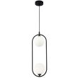 MAYTONI MOD013PL-02B Modern Ring Pendant Lamp Black