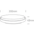 ONE LIGHT 67363/W/W Fasideri 2 biały plafon LED 3000K 30W IP54