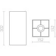 RENDL R11822 TEMPO 15/30 abażur Polycotton biała max. 28W