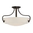 ELSTEAD CHANTILLY QZ/CHANTILLY/SF3 3Lt Semi-Flush