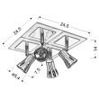CANDELLUX 98-81691 MODENO PLAFON 4X50W GU10