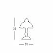 KOLARZ 731.73.17 NONNA lampa stołowa