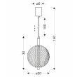 CANDELLUX STUDIO 31-35332 PUMA lampa wisząca 20cm 10W LED 3000K