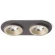 RENDL R13241 SHARM R II wpuszczana perłowo-złota/brązowa 230V LED 2x10W 24° 3000K
