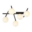 EMIBIG 1103/5 LAMPA SUFITOWA SMART 5 BLACK/OPAL