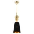 Step into design MP-8846-18 black gold Lampa wisząca QUEEN-1 złoto czarna 18 cm