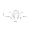 TK-LIGHTING 6382 ALEXO BLACK LAMPA SUFITOWA LED 29W