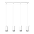 EMIBIG 814/4 LAMPA WISZĄCA FUMIKO 4 WH/CHROME