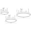 AQFORM 50259 BIG SIZE next round LED zwieszany