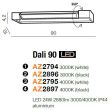 AZZARDO AZ2896 Dali 90 3000K (black)