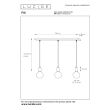 LUCIDE FIX 08408/03/30 LAMPA WISZĄCA - NOWOCZESNA