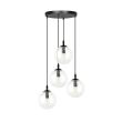 EMIBIG 711/4PREM LAMPA WISZĄCA COSMO 4 BL PREMIUM TRANSPARENT